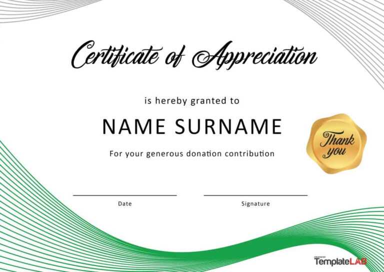 Free Certificate Of Appreciation Templates And Letters In Safety