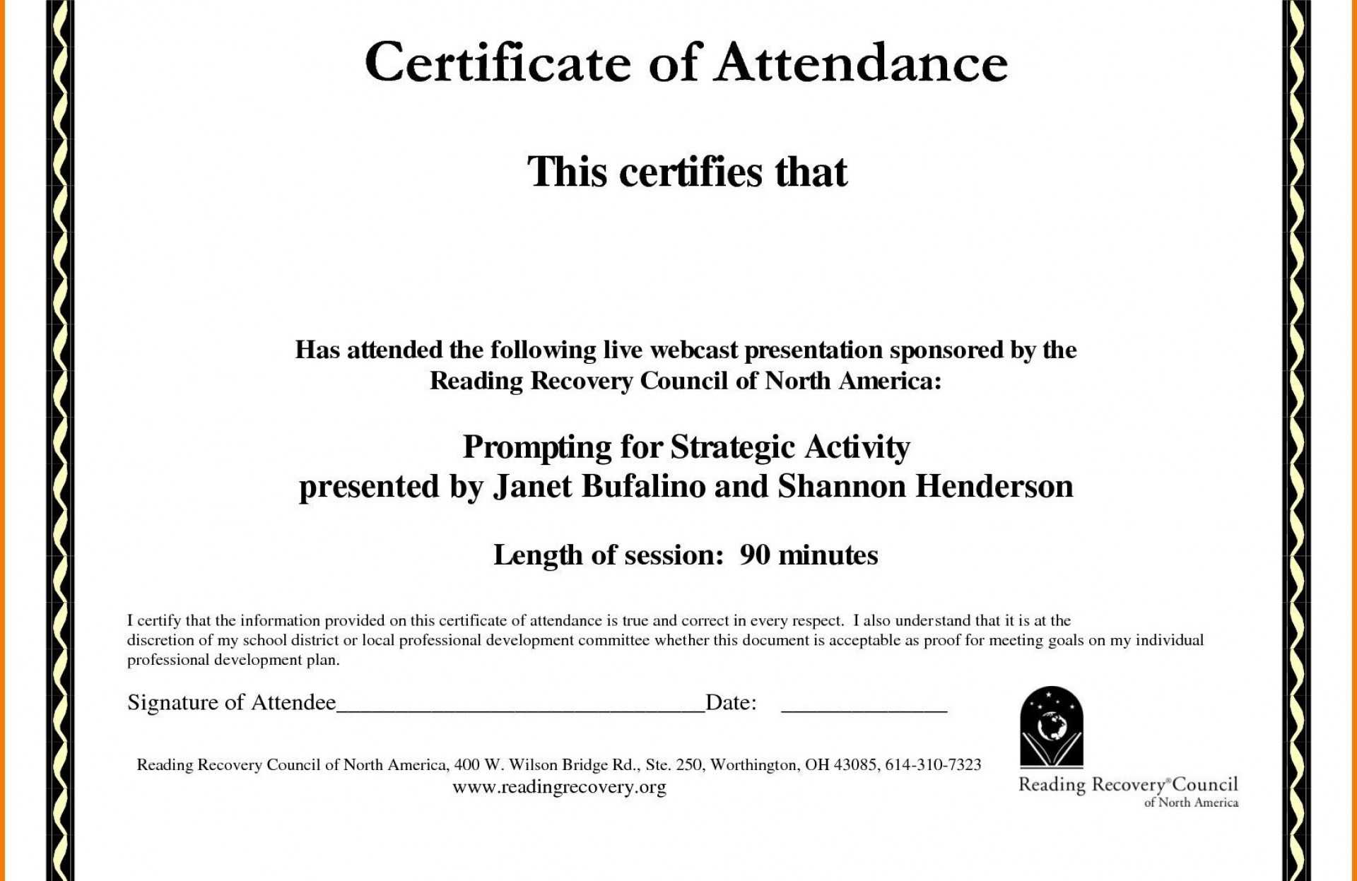 001 Certificate Of Appreciation Template Word Doc Free Regarding Attendance Certificate Template Word