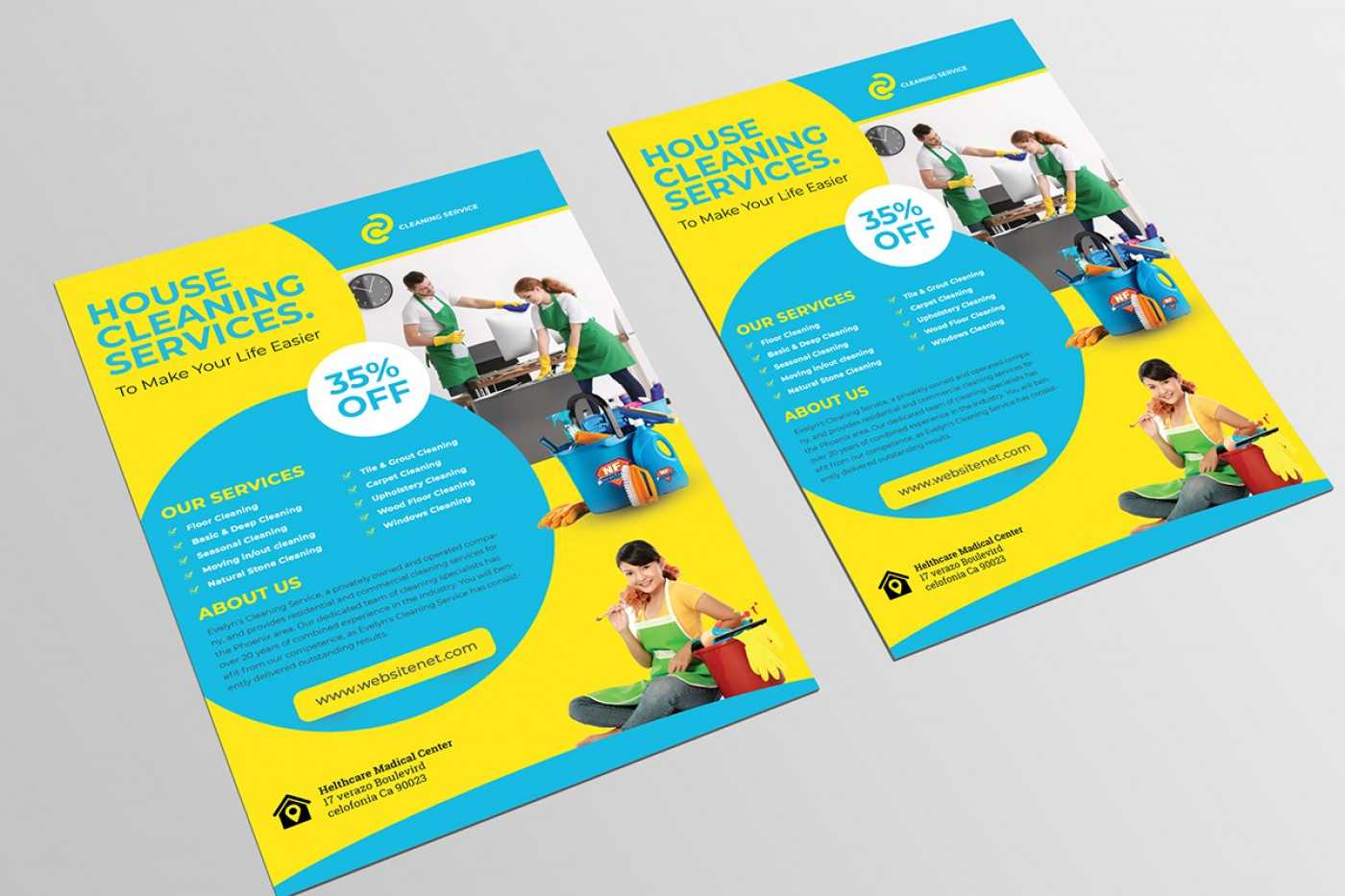 001 Cleaning Service Flyer Template Ideas Remarkable Maid Intended For Commercial Cleaning Brochure Templates