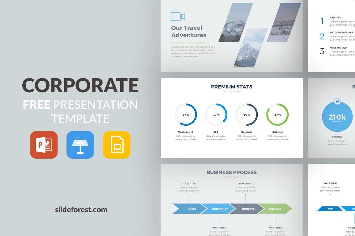 001 Corporate Powerpoint Templatev1545164288 Business Within Sample Templates For Powerpoint Presentation