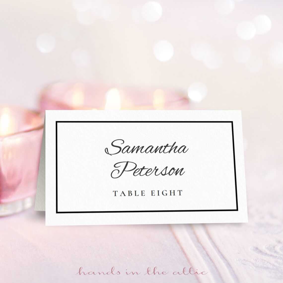 001 Free Place Card Template Excellent Ideas Tent Templates Regarding Place Card Template 6 Per Sheet