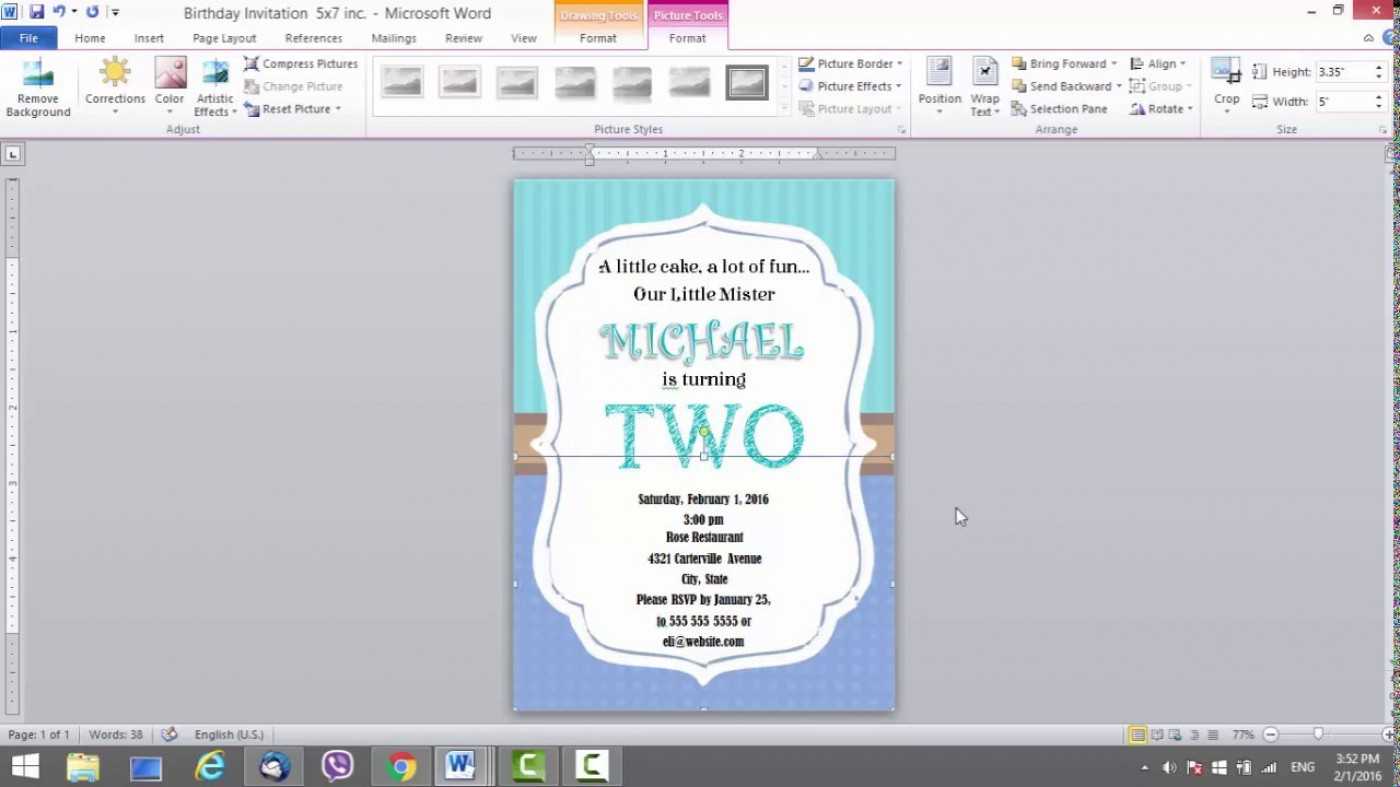 001 Template Ideas Microsoft Word Birthday Card Best Regarding Birthday Card Publisher Template