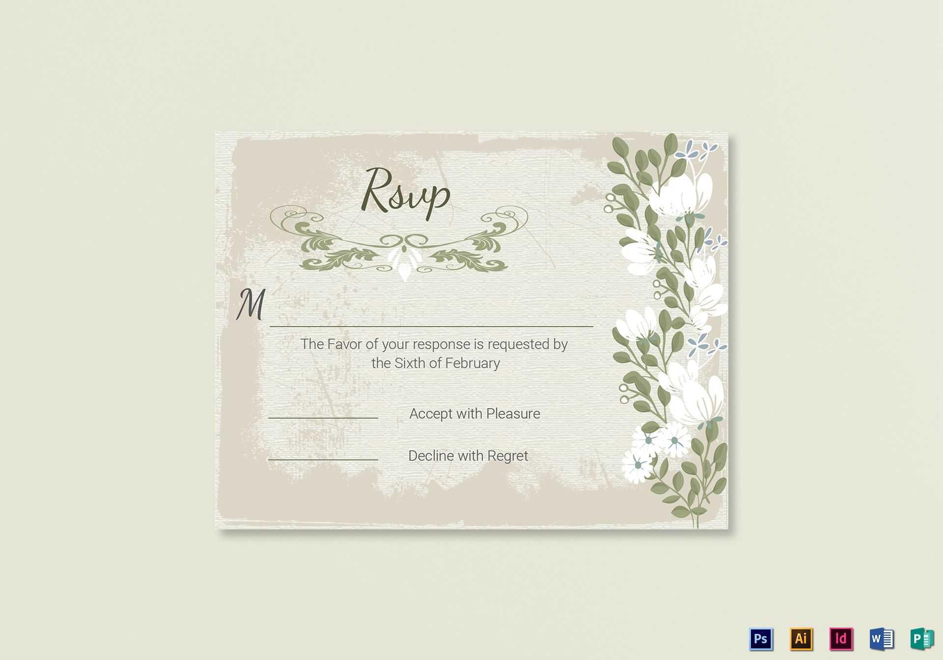 001 Template Ideas Wedding Rsvp Cards Incredible Templates Within Template For Rsvp Cards For Wedding