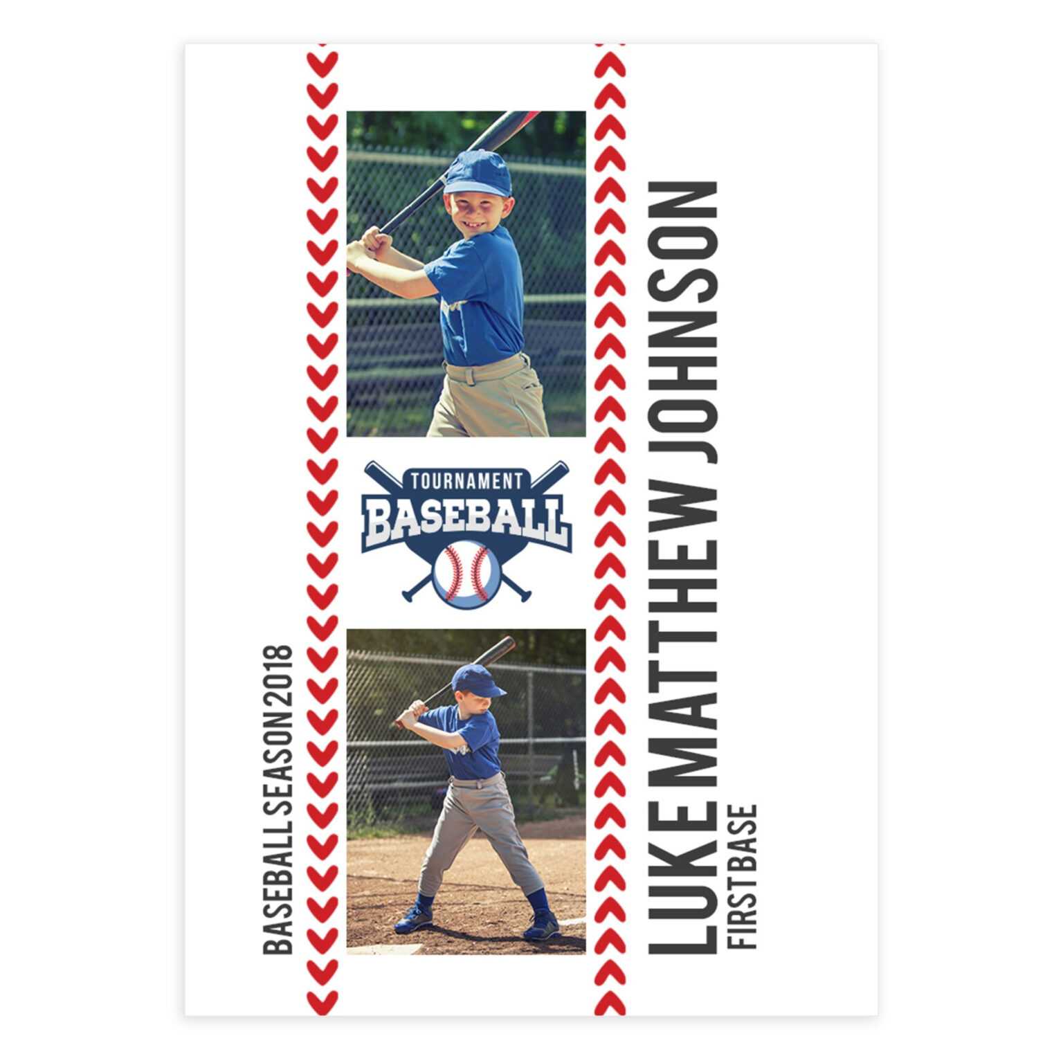 photoshop baseball card template free download