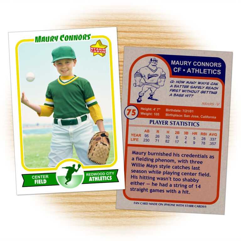 002 Free Baseball Card Template Ideas Singular Pertaining To