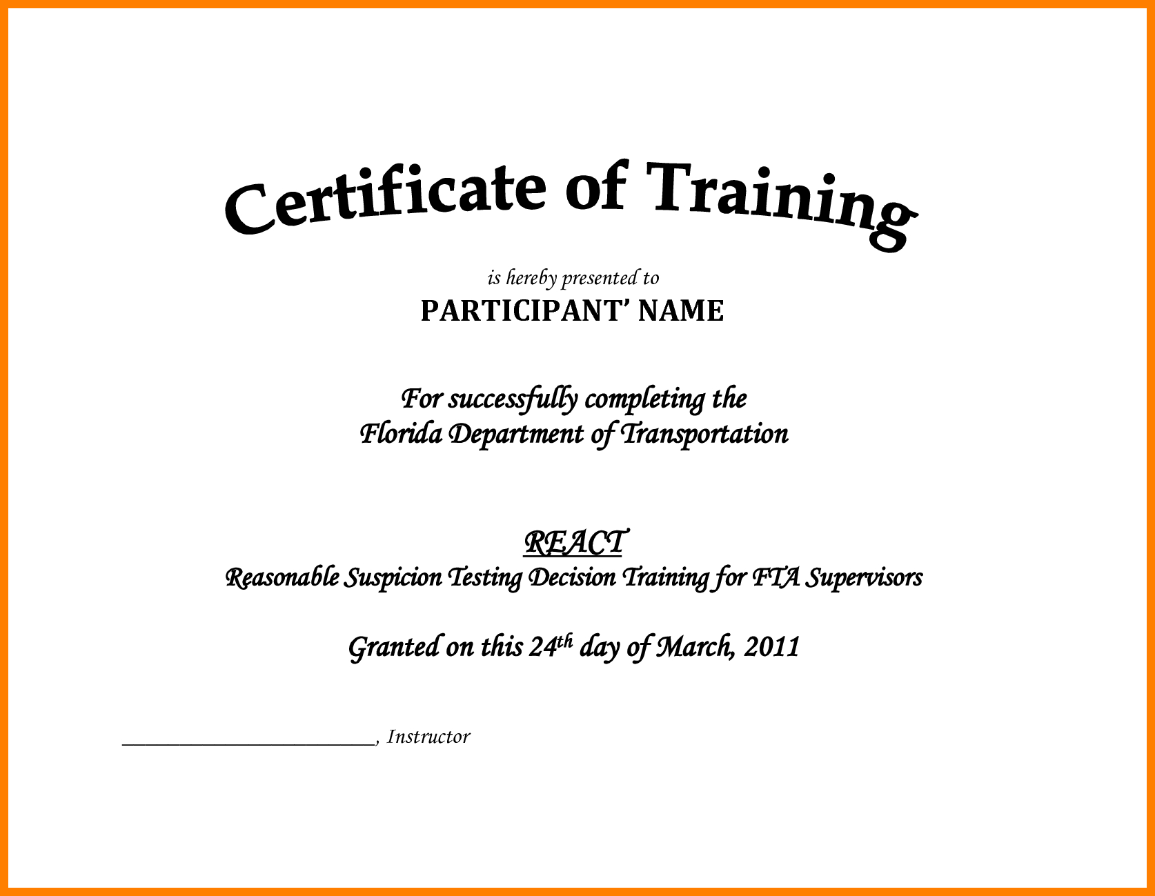 002 Free Printable Training Certificates Templates Pdf Sales Regarding Training Certificate Template Word Format