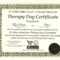 002 Service Dog Certificate Template Free Ideas Therapy With Service Dog Certificate Template