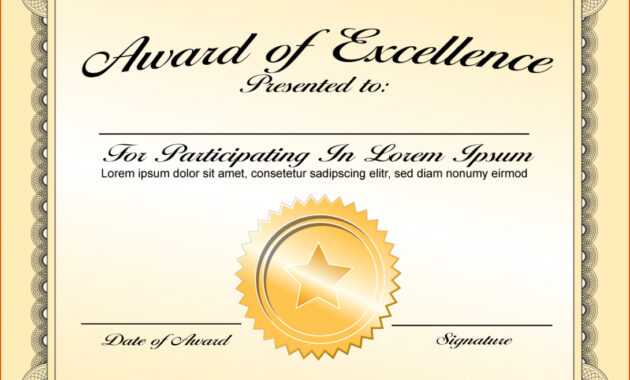 003 Award Certificate Template Word Free Download Ideas Of inside Award Certificate Template Powerpoint
