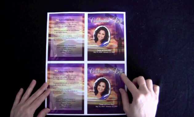 003 Funeral Memorial Cards With Regard To For Template Free with regard to Memorial Cards For Funeral Template Free