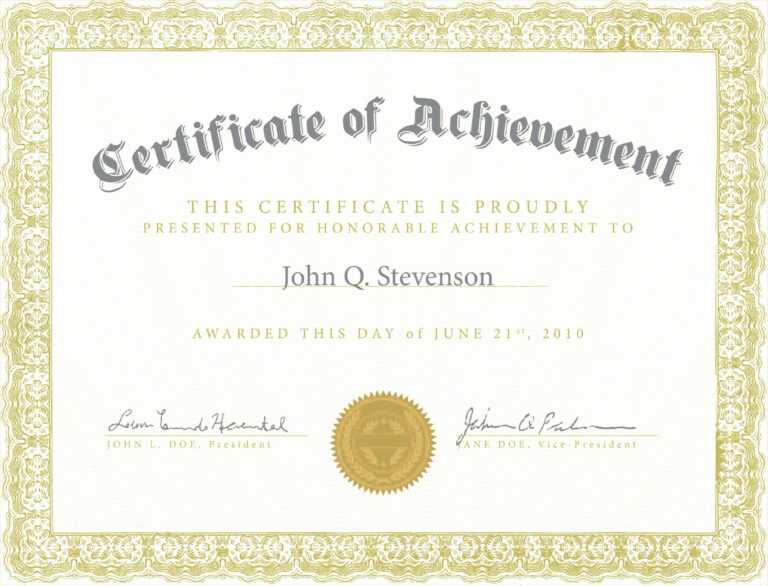 Army Certificate Of Appreciation Template