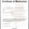 004 Certificate Of Destruction Template Free Form Pertaining To Certificate Of Destruction Template