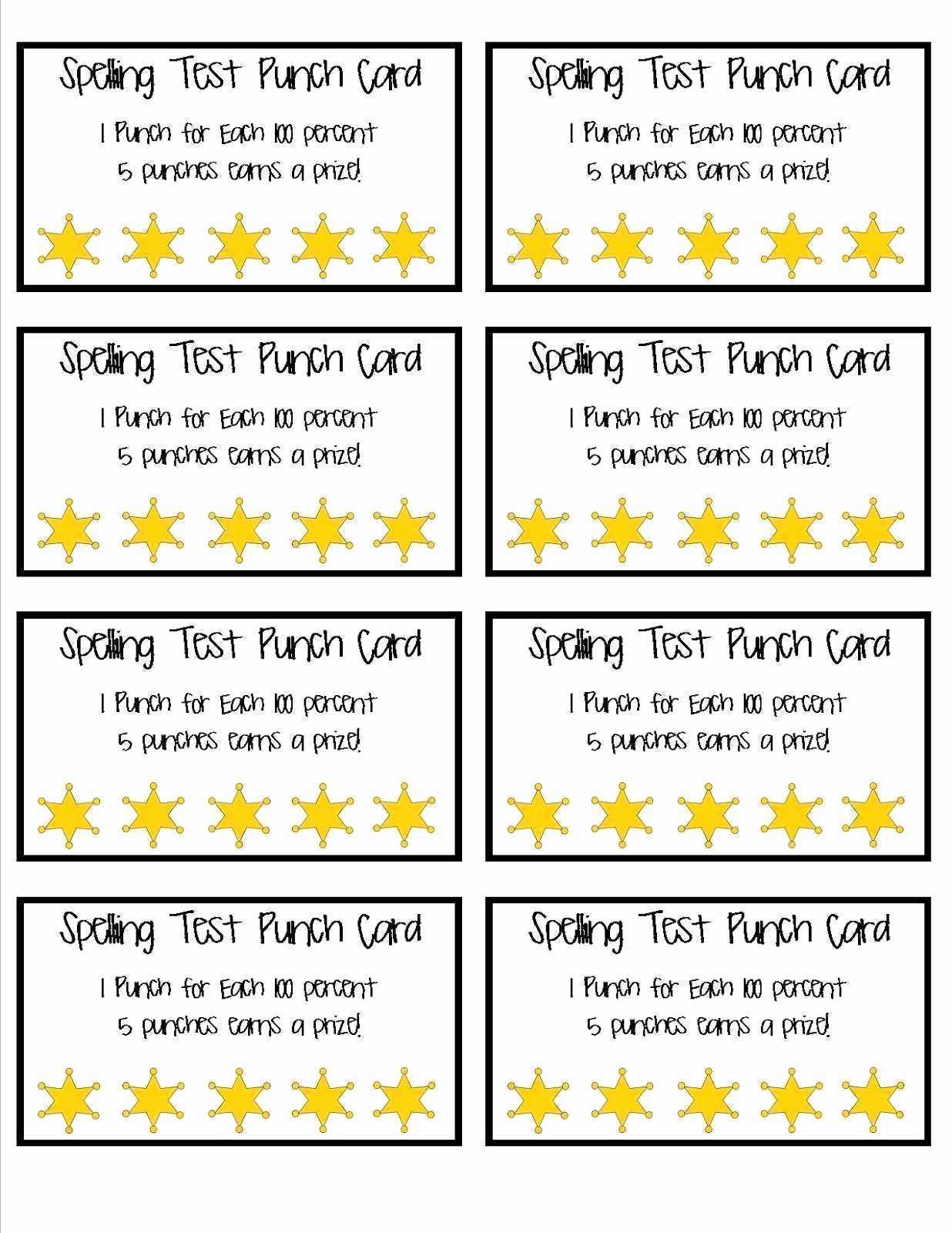 004 Free Printable Chore Punch Card Template Business And Inside Free Printable Punch Card Template