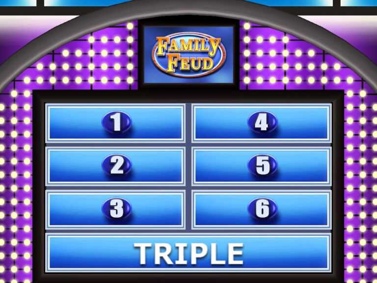 Family Fued Game Template