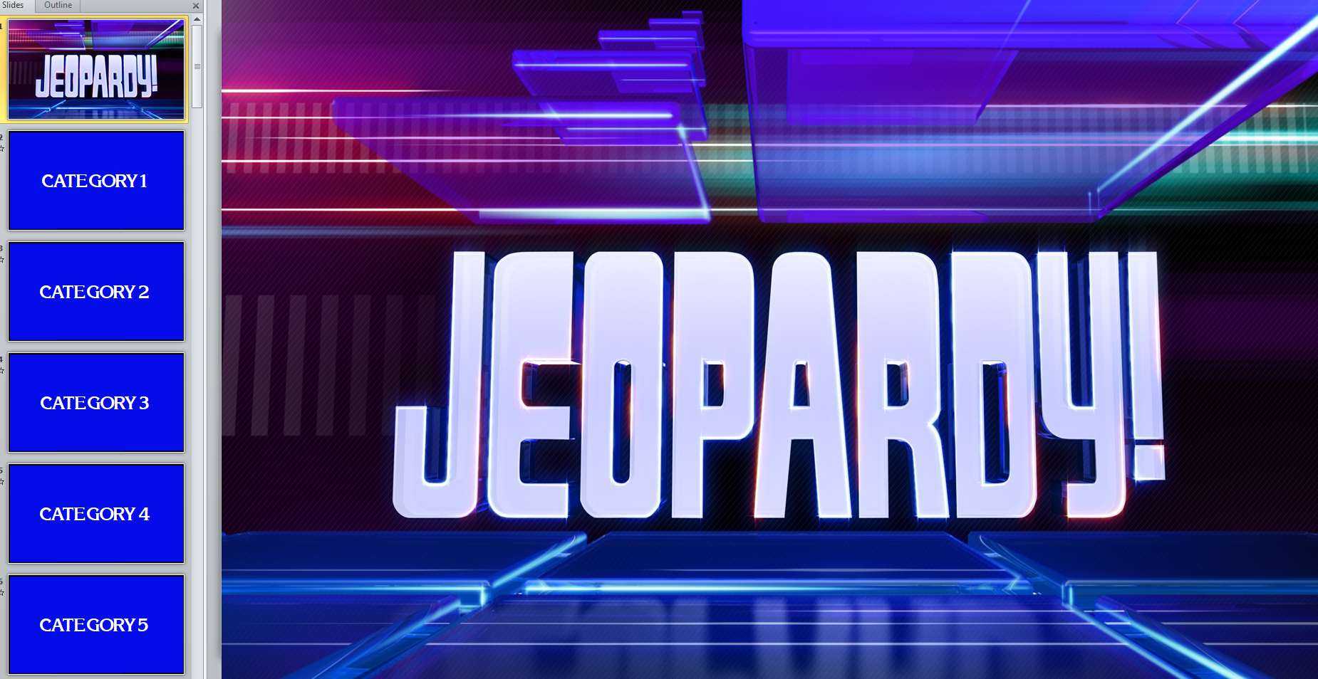 005 Jeopardy Powerpoint Template With Score Jeopardy2 With Jeopardy Powerpoint Template With Sound