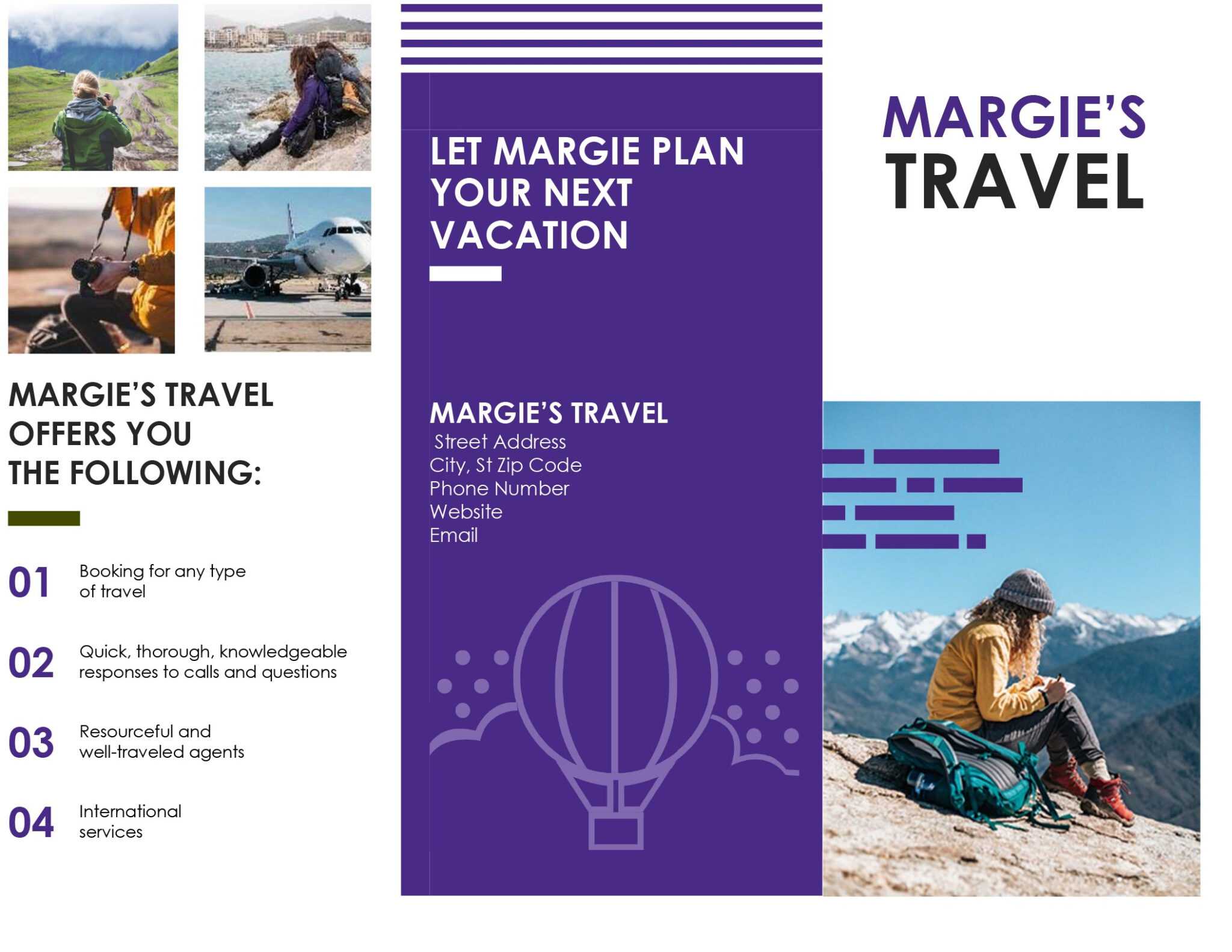 Word Travel Brochure Template Great Sample Templates