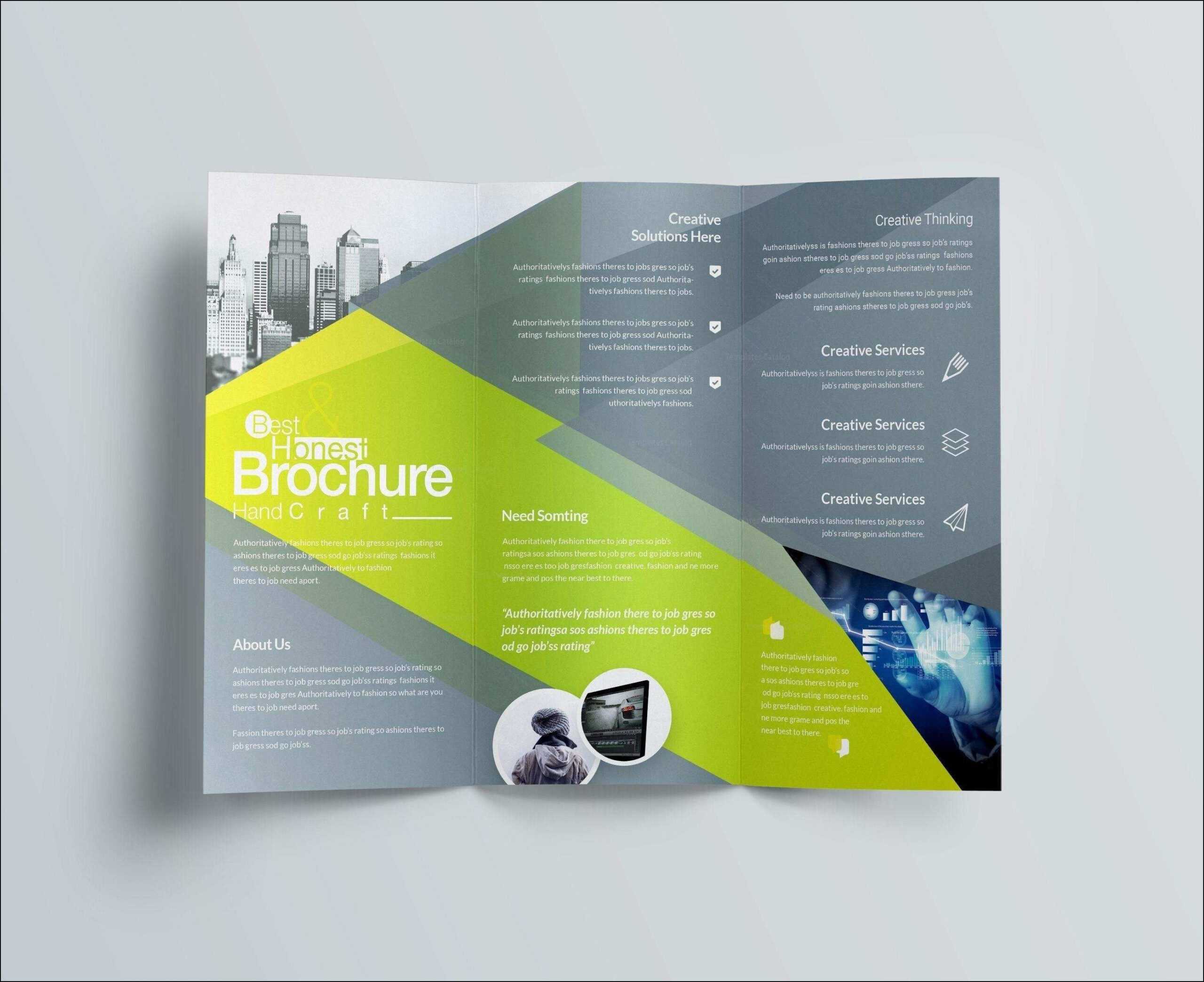 microsoft word template tri fold brochure free