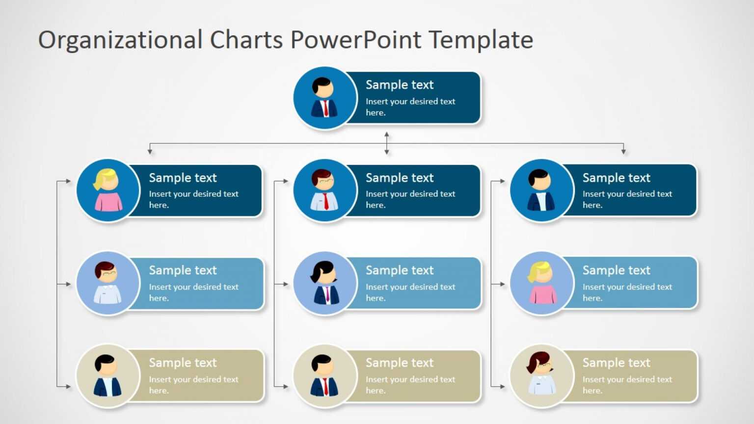 006 Microsoft Org Chart Template Powerpoint Organizational Within ...