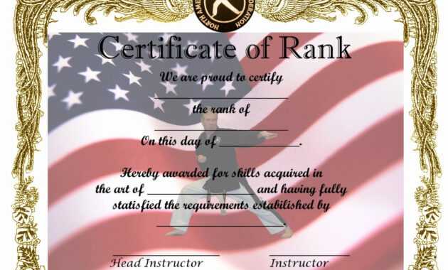 007 Karate Certificate Templates Free Download Template regarding
