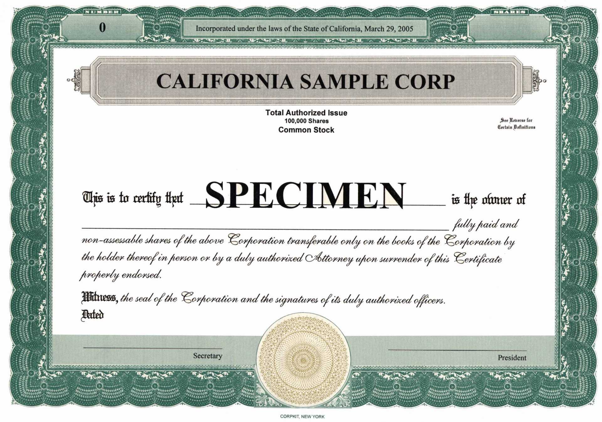 007 Stock Certificate Templates Word Download Now Blank Free Within Stock Certificate Template Word