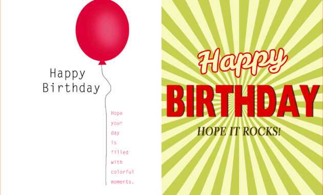 007 Template Ideas Creative Birthday Invitation Quarter Fold within Birthday Card Publisher Template