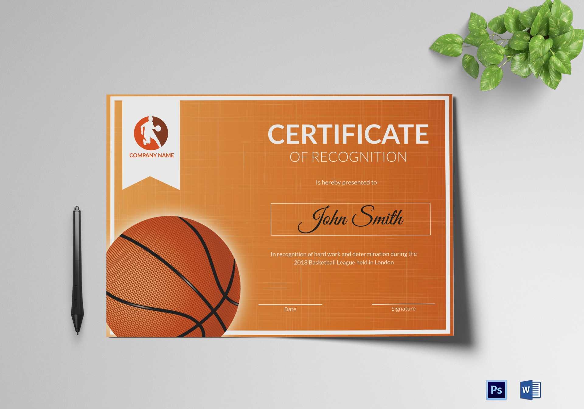 008 Basketball Award Certificate Template Ideas Awful Word Pertaining To Basketball Certificate Template