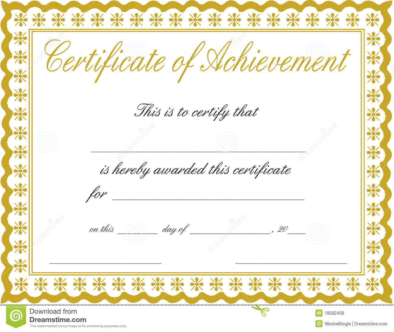 008 Certificate Of Achievement Template Free Download Word In Free Certificate Of Excellence Template