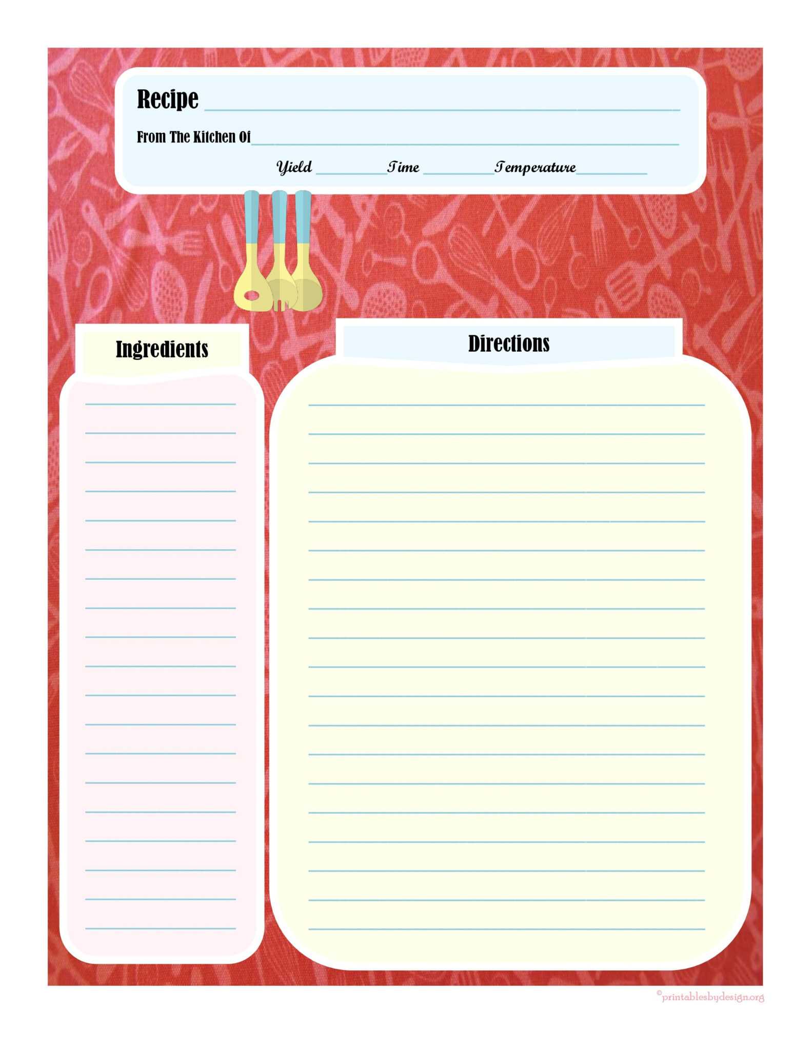 008 Template Ideas Fillable Recipe Card Impressive Free For For