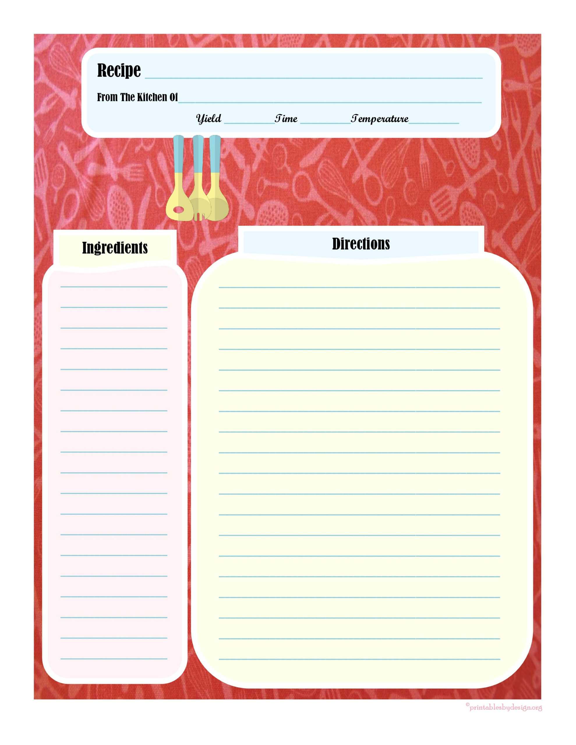 008 Template Ideas Fillable Recipe Card Impressive Free For For Fillable Recipe Card Template