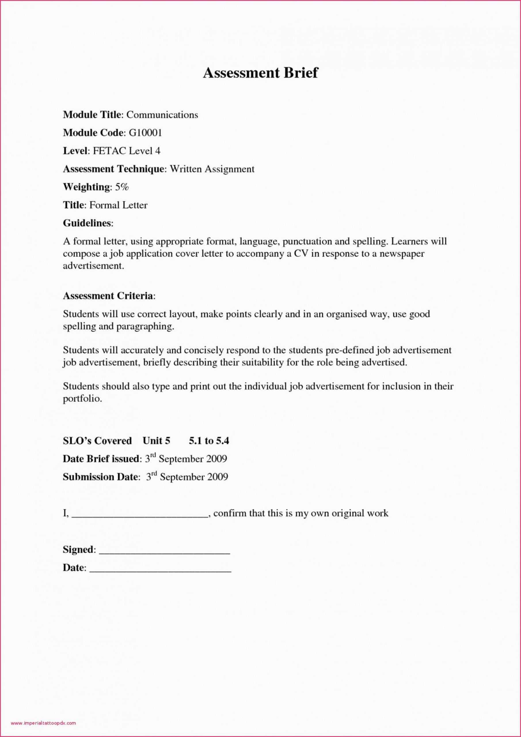 011 Formal Letter To Company Example Business Layout French Inside Leaving Certificate Template