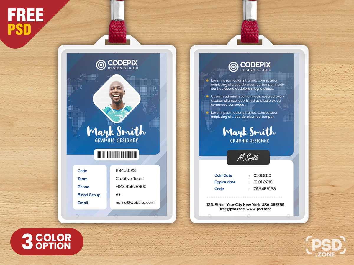 011 Template Ideas Id Card Psd Free Fantastic School Within College Id Card Template Psd