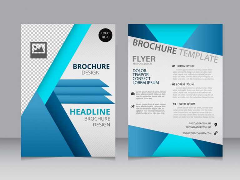 blank 2 fold brochure templates free download word