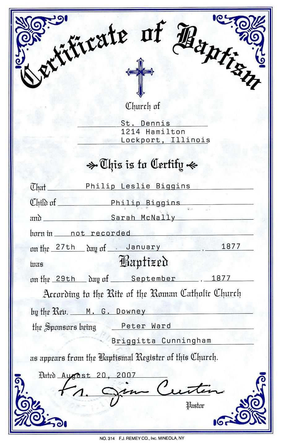 012 Certificate Of Baptism Template Unique Ideas Word Regarding Roman Catholic Baptism Certificate Template