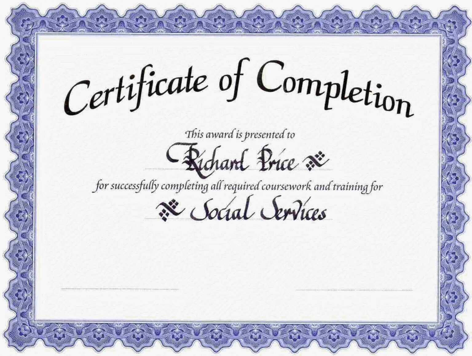 012 Loyalty Award Certificate Template Example Ideas Years Pertaining