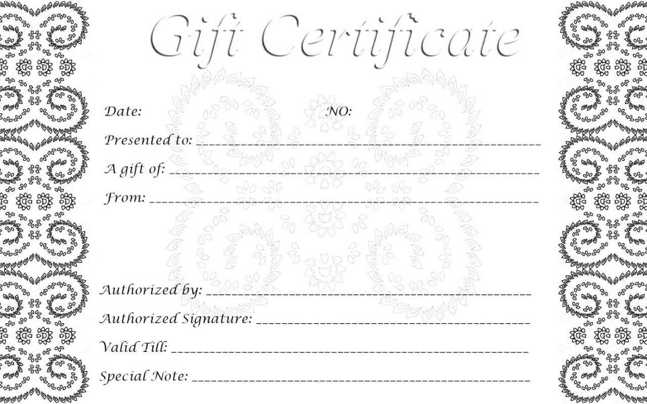013 Free Gift Certificates Printable Template Ideas Pertaining To Homemade Christmas Gift Certificates Templates