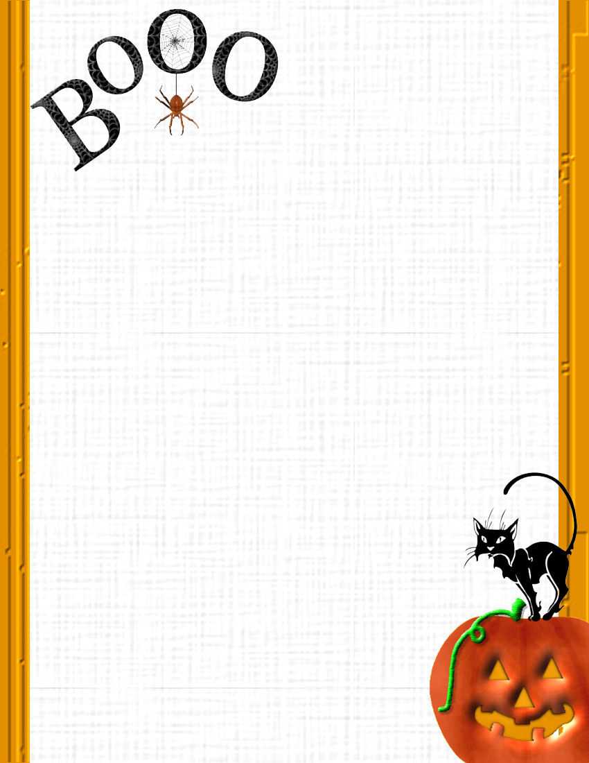 013 Free Word Letterhead Template 208571 Ideas Halloween Pertaining To Halloween Certificate Template