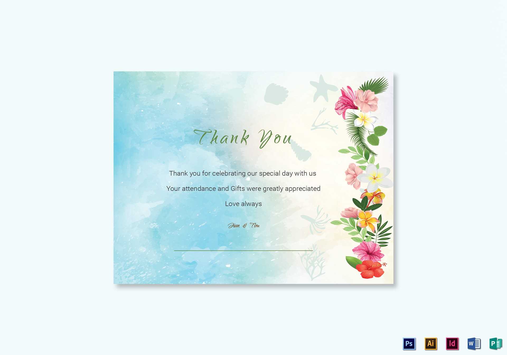 013 Template Ideas Hello Kitty Thank You Card With Thank You Card Template Word