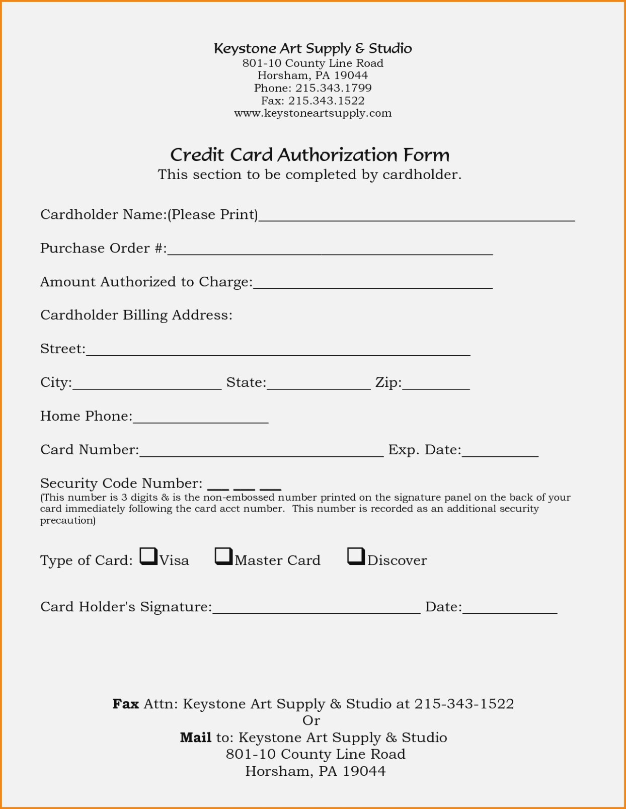 014 Credit Card Authorization Form Docx Template Ideas Within Corporate Credit Card Agreement Template
