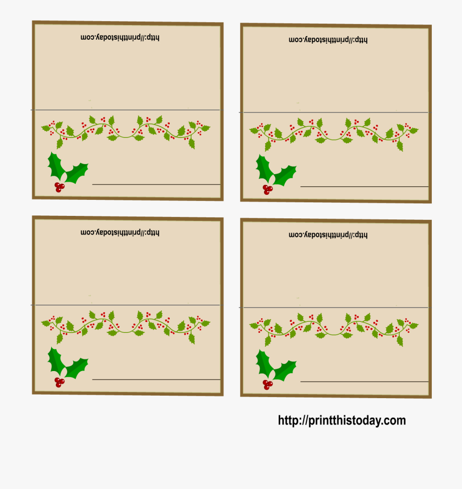 016 Christmas Table Name Place Cards Template Ideas 4545967 With Regard To Christmas Table Place Cards Template