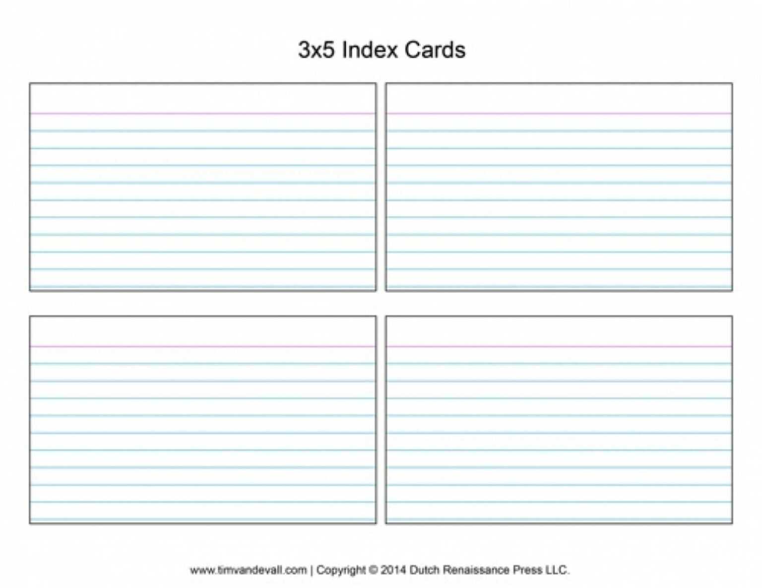 016 Free Index Card Template Word Flash Ideas Printable pertaining to