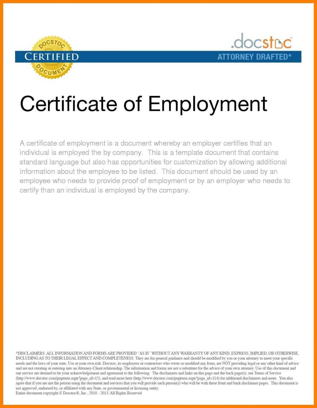 016 Sample Certificate Of Employment Certificates Stunning Throughout Sample Certificate Employment Template