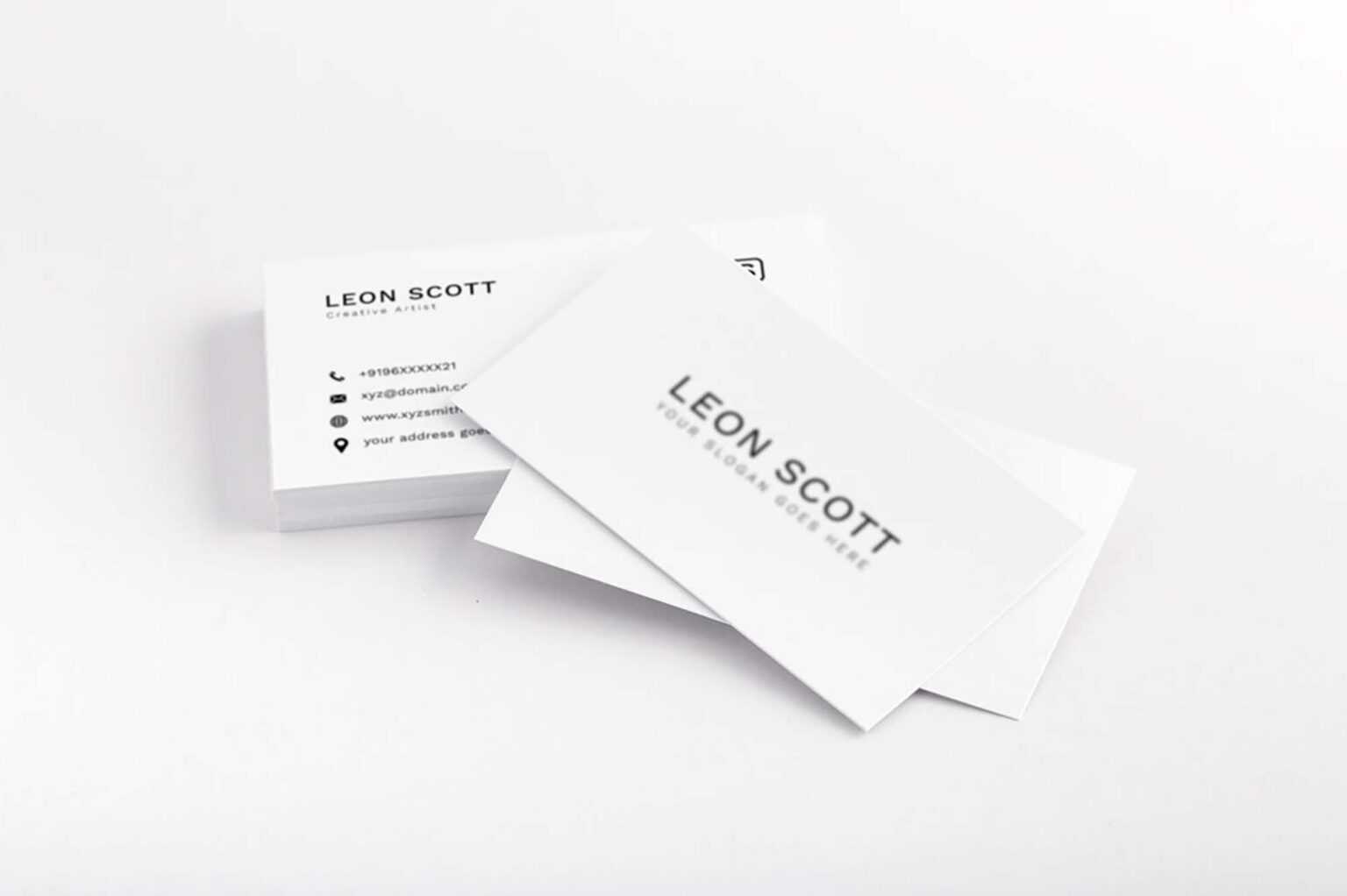 018 Business Card Template Psd Blank Download Visiting Throughout ...