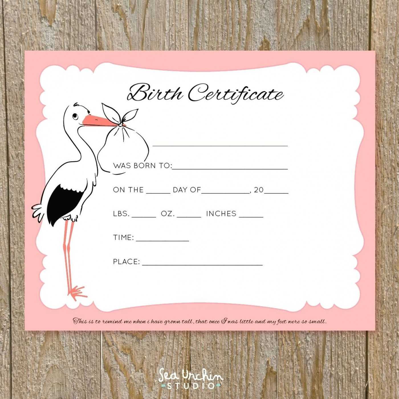 018 Free Birth Certificate Template Translate Mexican Sample Regarding Baby Doll Birth Certificate Template