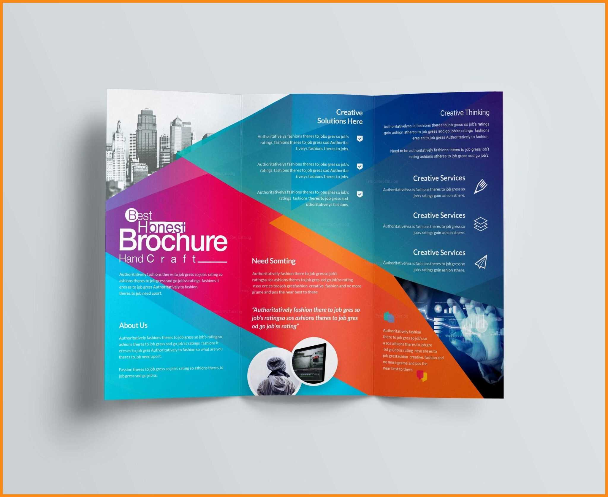 openoffice templates square brochure