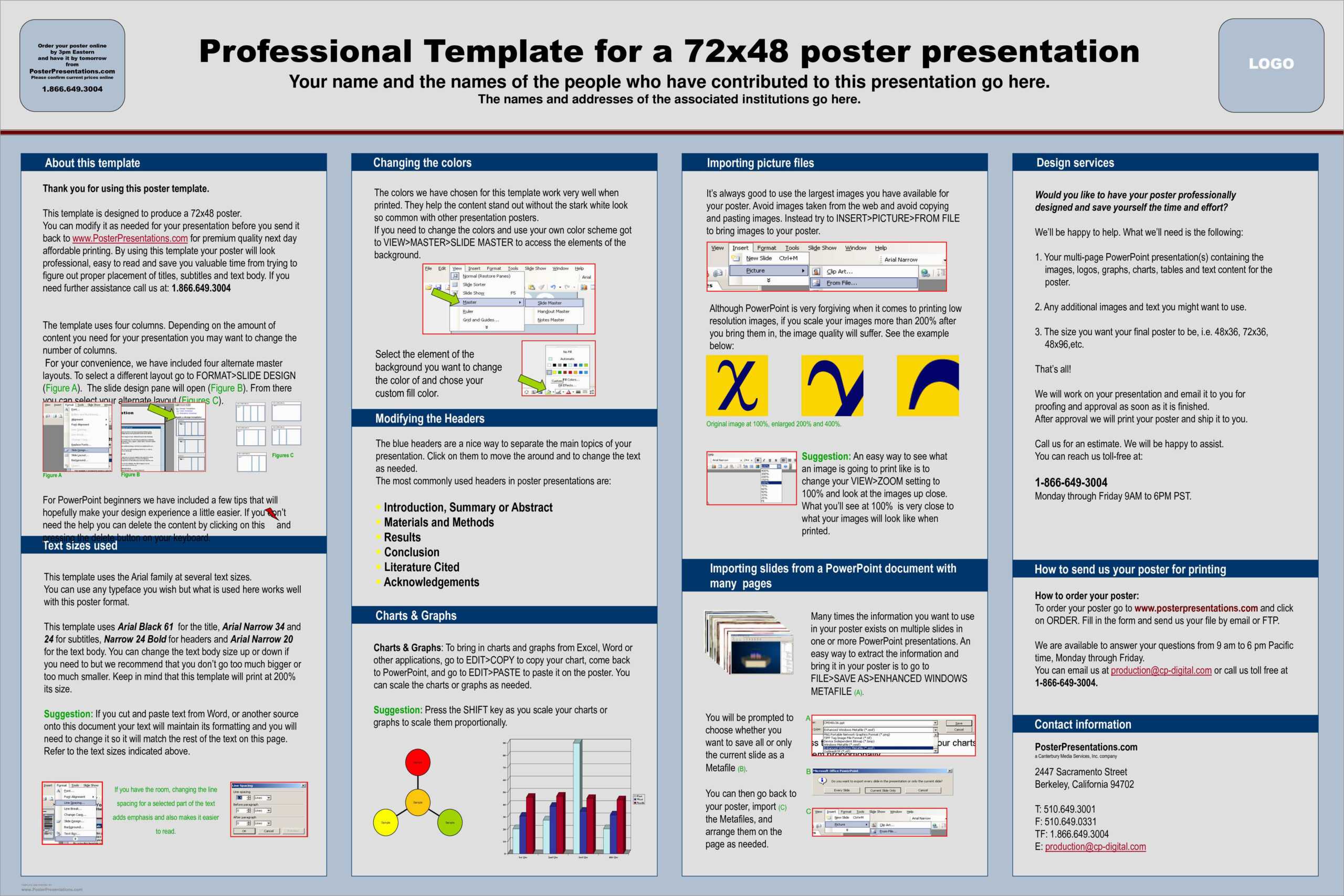 Powerpoint Poster Template A0