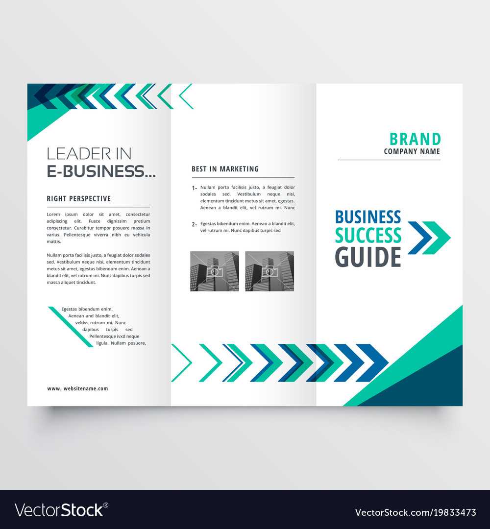 019 Business Tri Fold Brochure Template Design With Vector Intended For Adobe Illustrator Brochure Templates Free Download