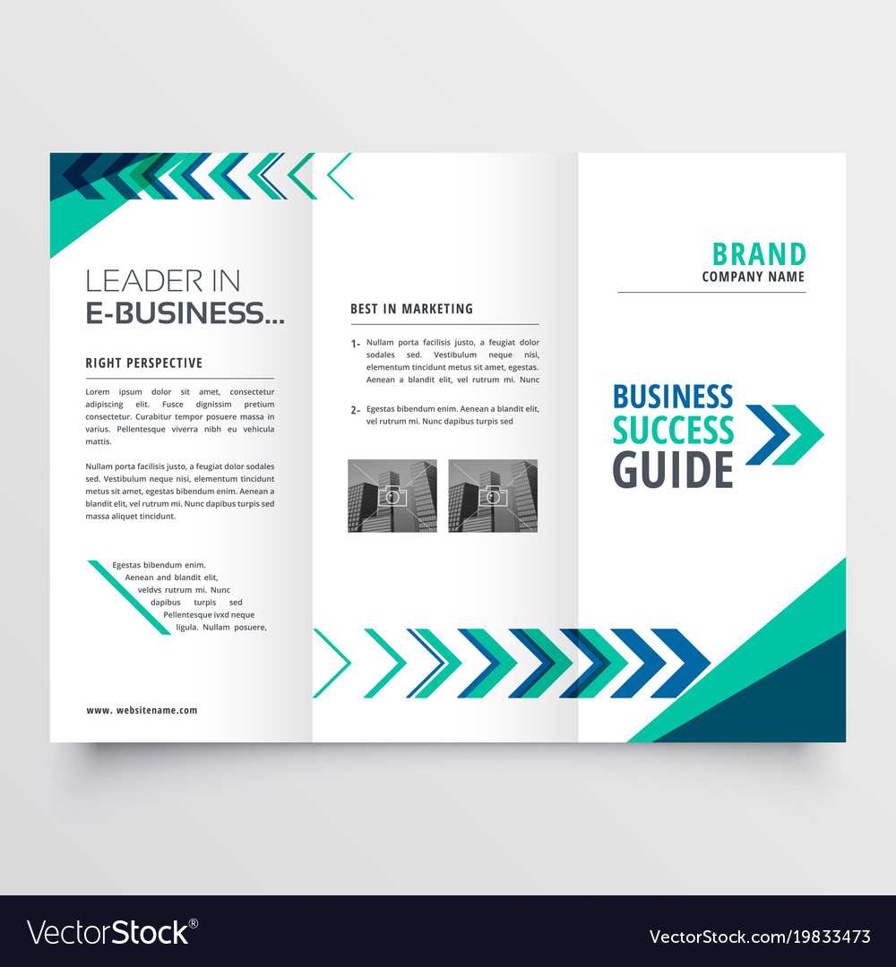 019 Business Tri Fold Brochure Template Design With Vector Intended For Adobe Illustrator Tri Fold Brochure Template