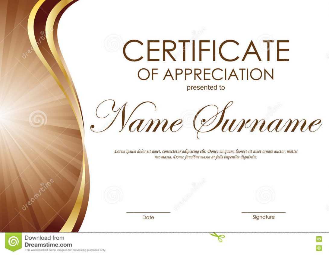 019 Certificate Of Appreciation Templates Free Download In Powerpoint Certificate Templates Free Download