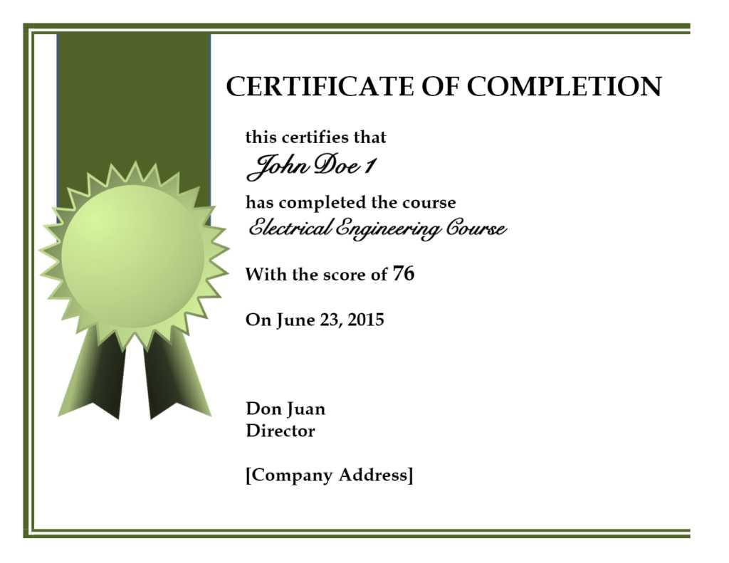 019 Certificate Of Completion Template Free Psd Best With Army Certificate Of Completion Template