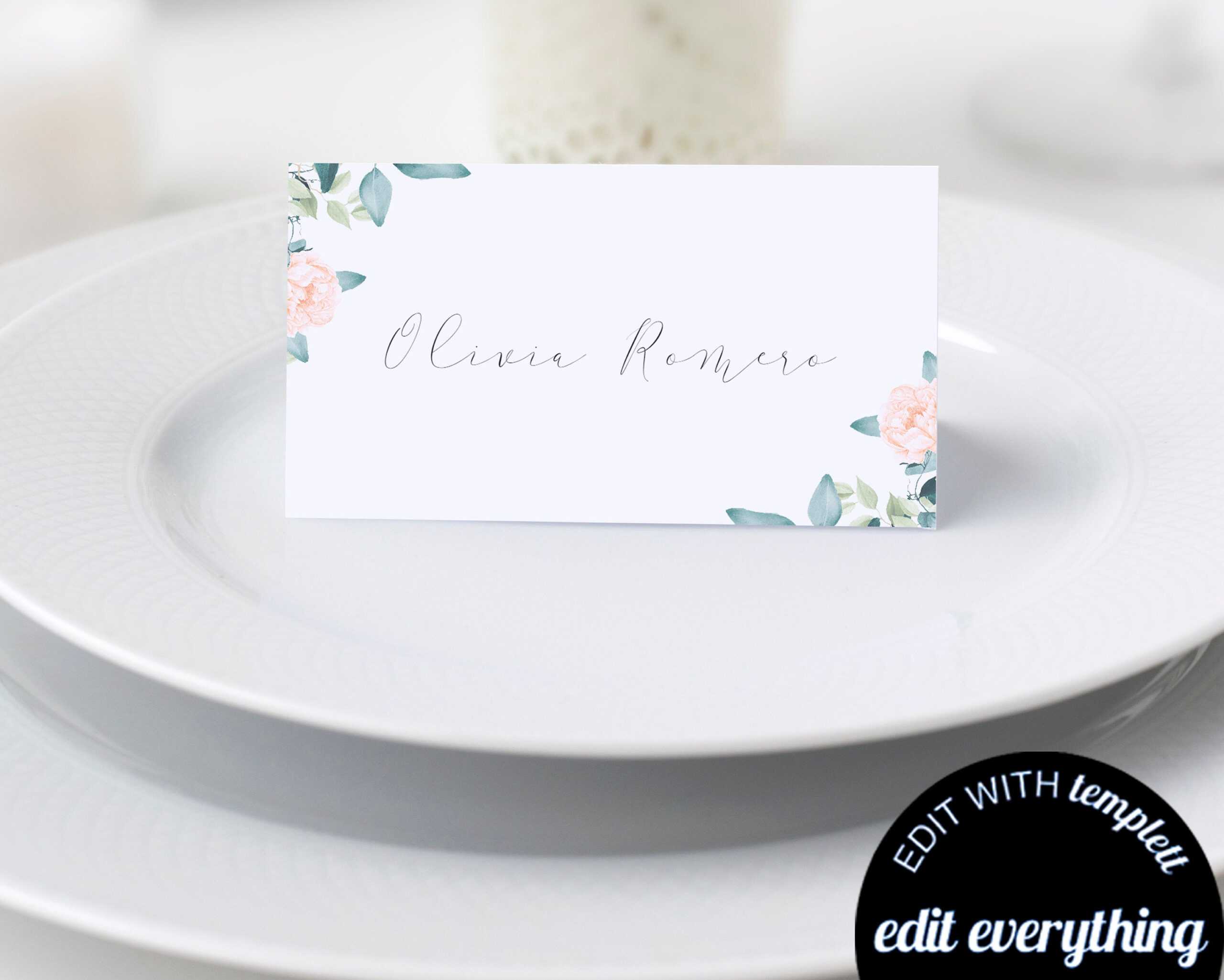 019 Template For Place Cards Il Fullxfull 1542140750 Dg3V Pertaining To Free Place Card Templates 6 Per Page