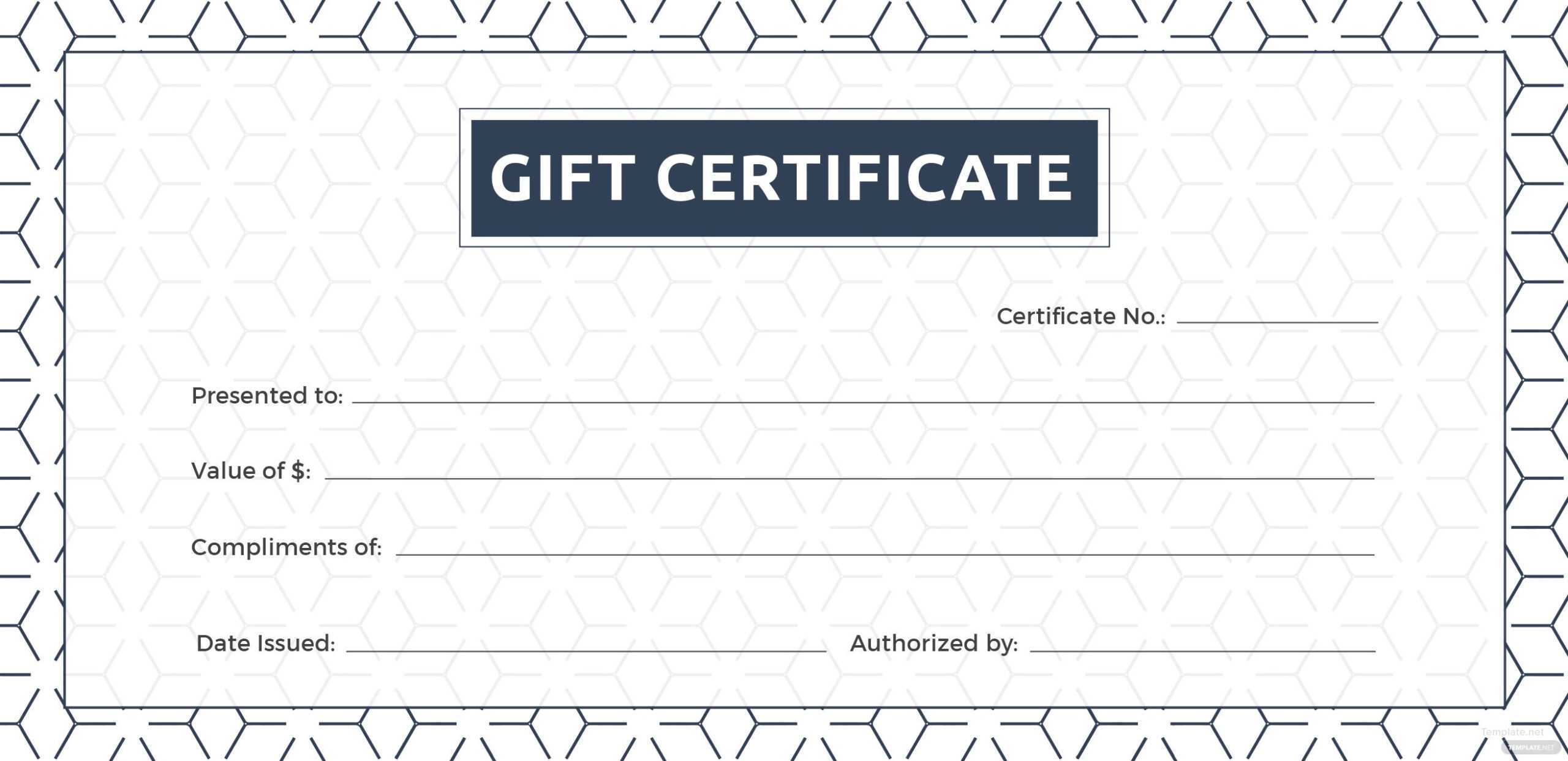 021 Gift Certificate Templates Free Template Ideas Printable In Fillable Gift Certificate Template Free